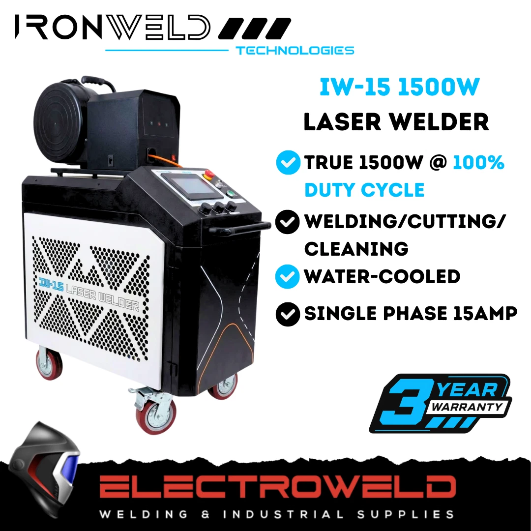 IRONWELD 1500W 1.5KW Laser Welder / Cleaner / Cutter - Heavy Duty